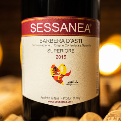 Sessanea Barbera d'Asti Bordeaux Label DOCG 2015